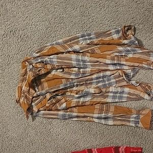 Yellow plaid flannel